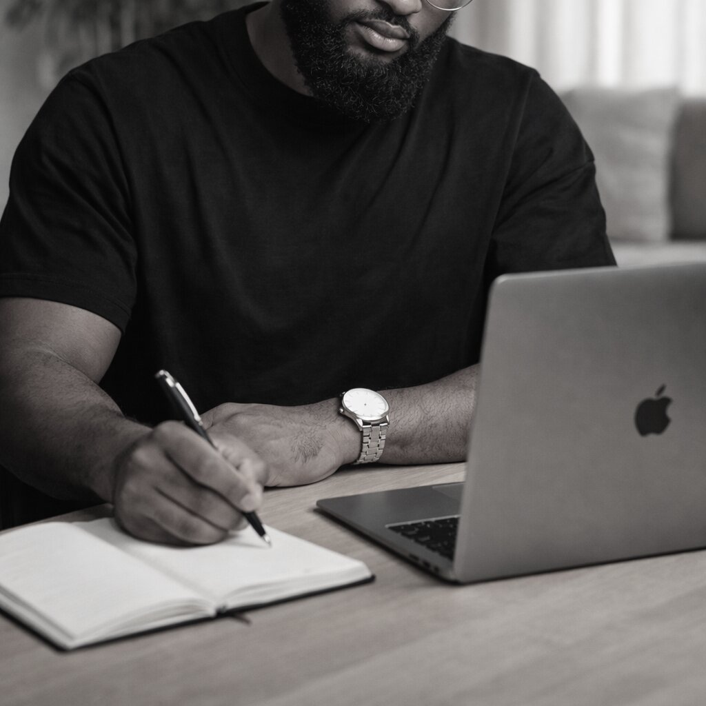 The written plan, by hand